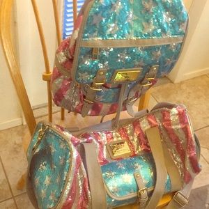 MATCHING SET JUICY COUTURE BACKPACK AND DUFFEL 🎒